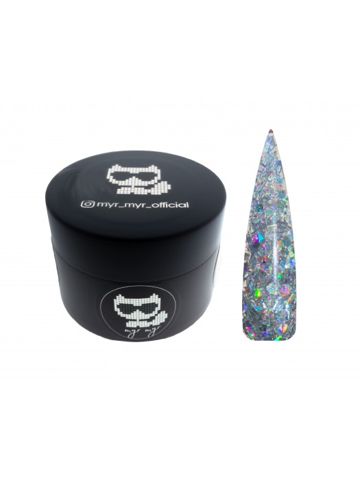 Гель з декором Glitter Gel - Galaxy 09, 8 мл