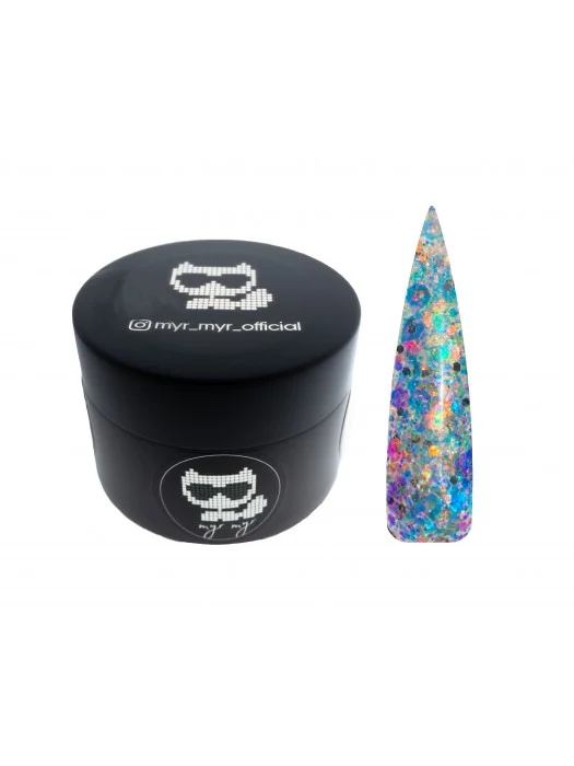 Гель з декором Glitter Gel - Galaxy 10, 8 мл