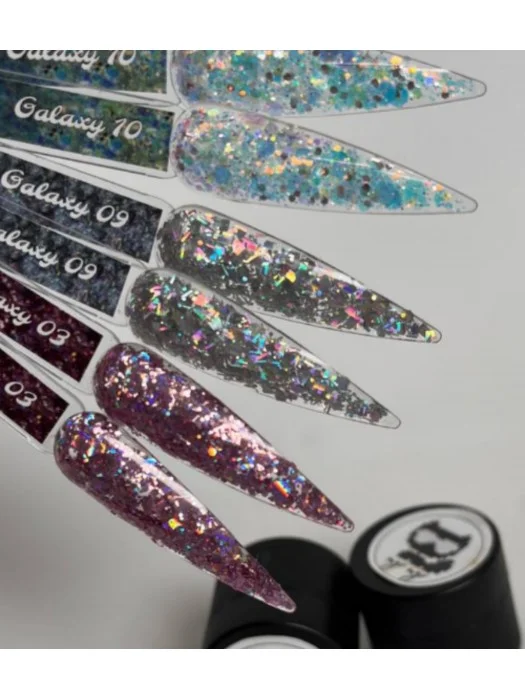 Гель з декором Glitter Gel - Galaxy 10, 8 мл